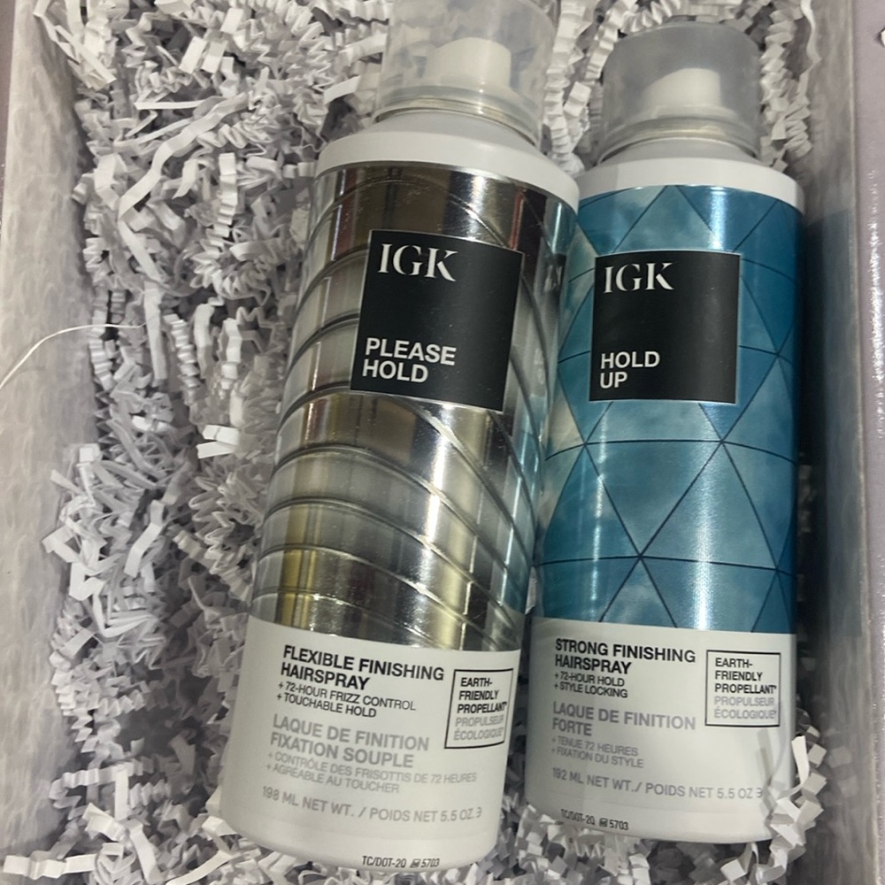 New igk duo hairspray
